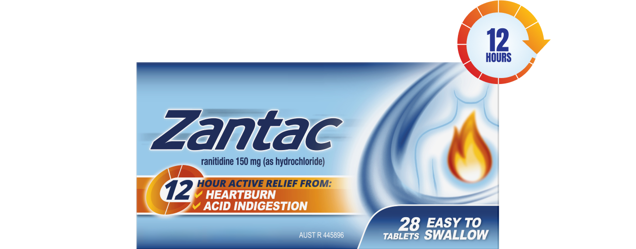 How Zantac Works - Reducing Heartburn Symptoms | Zantac AU