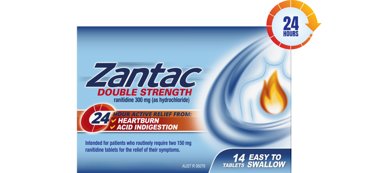 How Zantac Works - Reducing Heartburn Symptoms | Zantac AU